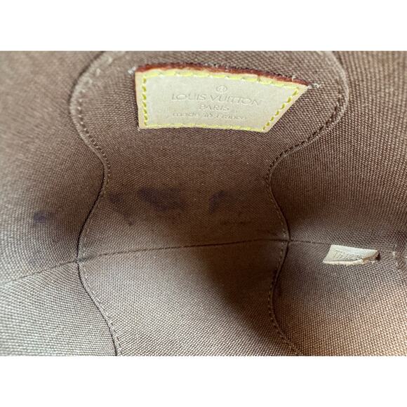 Louis Vuitton Mini Ellipse Vintage Bag Monogram canvas LV Wristlet Clutch Rare - Picture 6 of 16